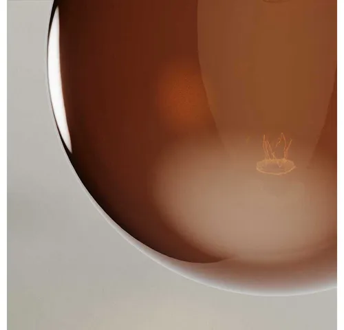 s.luce Stehlampe Dreibein Orb Tripod 160cm mit Glaskugel Braun