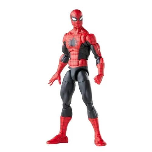 Spider-Man F3460 Acute 8 Marvel Legends Series 60th Anniversary Amazing Fantasy 15,2 cm Classic Comics Actionfiguren, 9 Accessoires, Figur und 9 Zubehörteile, Mehrfarbig