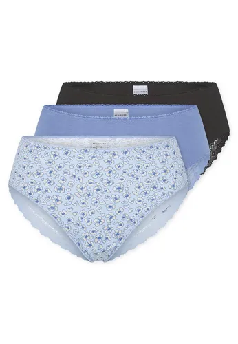 Schiesser Brasilslip Modern Multipacks (3er Pack) Spitzenbänder, Single-Jersey, Baumwollmischung