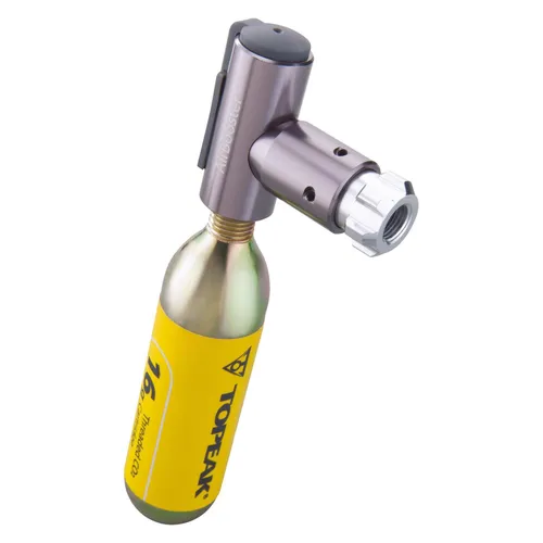 Topeak AirBooster (TAB-2) - Hochleistungs-Fahrradpumpe - Die Topeak AirBooster (TAB-2) ist eine leistungsstarke Fahrradpumpe für schnelles Aufpumpen. Ideal für unterwegs, leicht und kompakt für einfachen Transport.
