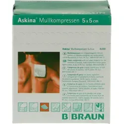 Askina Mullkompressen 5x5 cm steril 8fach 25X2 St