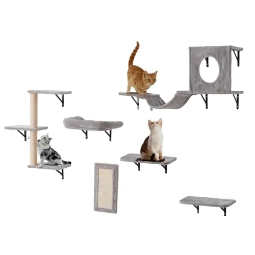 VEVOR Kletterwand Katzenliege 6er-Set von Vevor