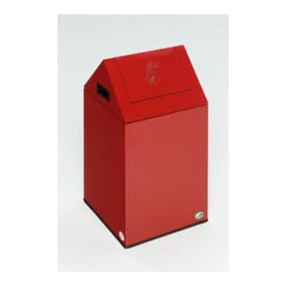 Schwingdeckeleimer VAR PWK 40 S feuerfest rot 40 L von VAR