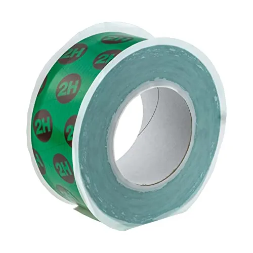 SCREW REBEL Klebeband grün für Dampfbremse (60 mm - 10 Rollen) - Hochwertiges Klebeband für luftdichte Verklebungen. Ideal für Fenster, Rohre und Reparaturen, bietet zuverlässigen Halt und einfache Anwendung im Innen- und Außenbereich.