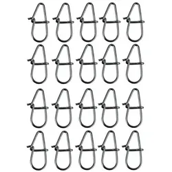 Savage Gear Schnurverbinder Savage Gear Needle Eggsnaps in silber von Savage Gear