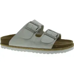 Piece of Mind Damen Pantolette Sandale Lederfussbett weiß EUR 39 - 39