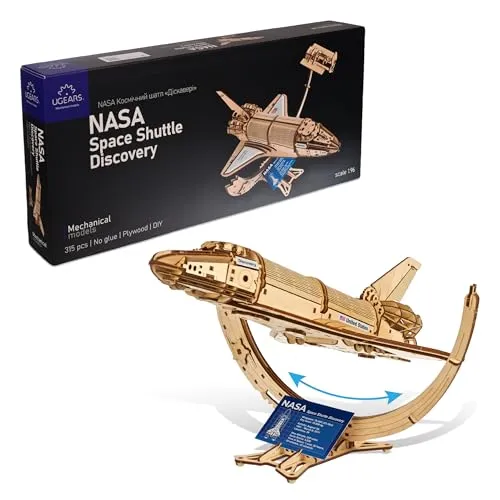 UGEARS NASA-Raumfähre Discovery 3D Holzpuzzle