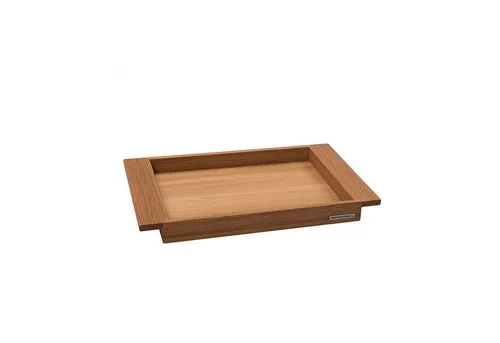 NATUREHOME Tablett NH-E aus Eiche - Elegantes Holztablett 44,5 x 28,5 cm, ideal zum Servieren und Dekorieren. Hergestellt aus hochwertigem Eichenholz, vereint es Funktionalität und stilvolles Design.