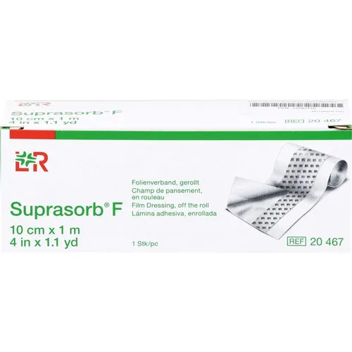 SUPRASORB F Folien Wundverb.10 cmx1 m unste.Rolle 1 St.