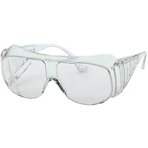 Uvex Schutzbrille 9161 - Überbrille für Brillenträger - Arbeits- & Schutzkleidung, ideal für Brillenträger mit einstellbarer Bügellänge und optimalem Seitenschutz für maximale Sicherheit beim Arbeiten.