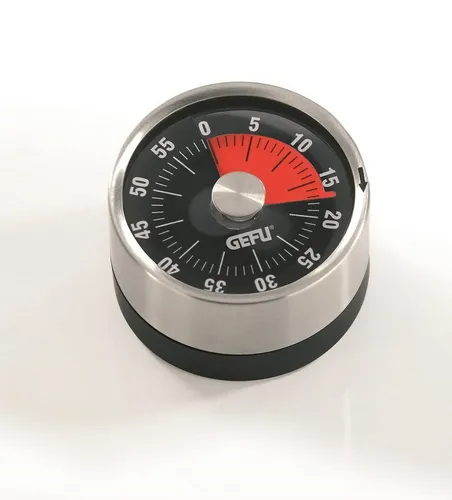 GEFU Eieruhr Timer OPTICO Edelstahl Eieruhr Küchentimer Kurzzei