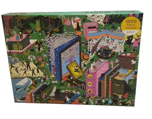 Book World 1000 Piece Puzzle by Galison Neu OVP #