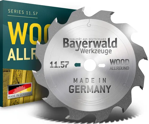 Bayerwald Kreissägeblatt HM 160 x 1.8/1.2 x 20 Z16 WZ - Qualität aus Deutschland - Kreissägeblatt für alle Holzarten, ideal für Hobby- und Profihandwerker. Dünnschnitt-Technologie sorgt für exzellente Schnittqualität und geringeren Schnittverlust.