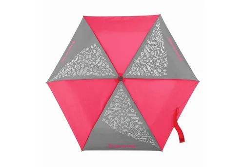 Step by Step Regenschirm Magic Rain-Effekt neon pink - Regenschirm mit einzigartigem Magic-Rain-Effekt, der bei Wasserkontakt die Farbe ändert. Ideal für Kinder und stylisch mit Handschlaufe und Hülle.
