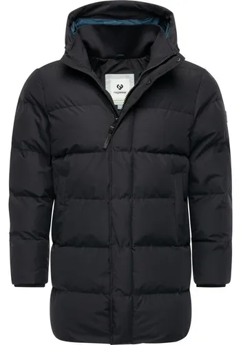 Ragwear Wintermantel Nortday Wasserdichter Winter Steppmantel mit Kapuze