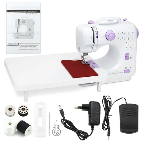 Elektrische Handnähmaschine für Anfänger DIY Werkzeug Geschenk, 12 automatisc...