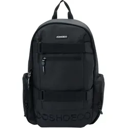 DC Shoes Tagesrucksack Breed, Black/Black - Freizeitrucksäcke, robuster und stylischer Rucksack aus 100 % Polyester, perfekt für Schule und Freizeit.