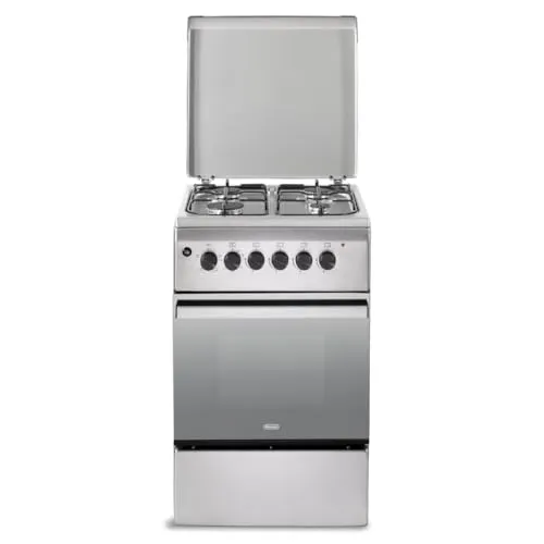 De'Longhi DL554EX2 Herd aus Edelstahl mit 4 Gasbrennern
