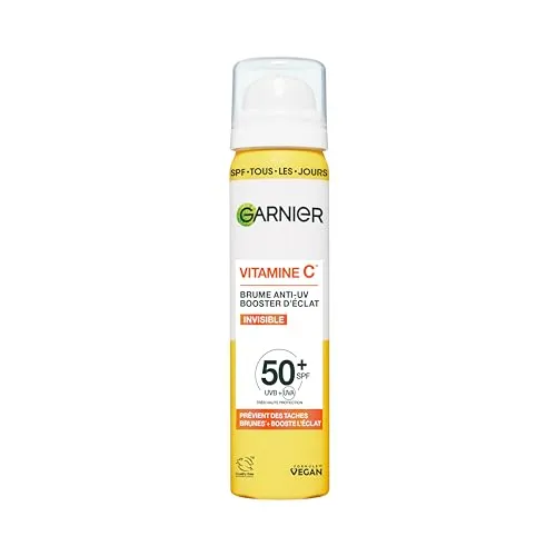 GARNIER Vitamin-C Glowy UV Over Make-up Spray LSF50+ 75 ml von Garnier