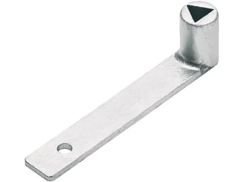 DKS 830169 Dreikantschlüssel ohne Haken Stahlguss verzinkt passend für Absperrp