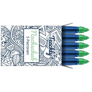 Teachly Tintenrollerminen grün 0,6 mm 5 St.