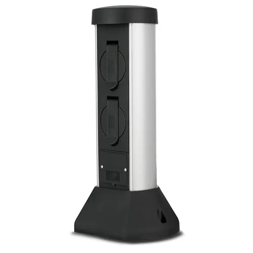 REV Gartensteckdose 0068200028, 2-fach, IP44 - Steckdosen & Zubehör, wetterfeste 2-fach Gartensteckdose mit IP44 Schutz, ideal für den Außenbereich und sichere Stromversorgung im Garten.