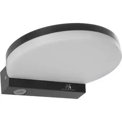 Maclean LED-Lampe, grau, 15W, IP65, 1300lm, neutralweiß (4000K) MCE346 GR - Grau