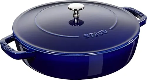 STAUB Schmorpfanne Chistera 28 cm Blau von Staub