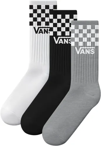 Vans Unisex Classic Check Crew Socken, schwarz/weiß, M von Vans