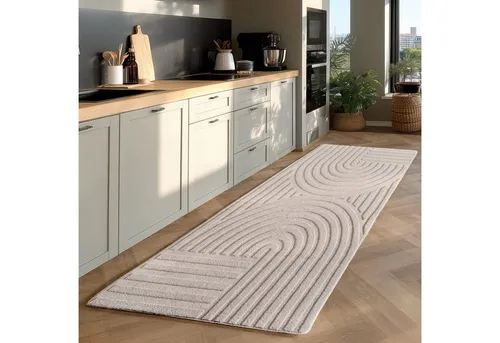 Ayyildiz Teppiche Teppich POMPEI 1611, rechteckig, 12 mm Höhe - Entdecken Sie den eleganten Teppich POMPEI 1611 in Beige und Creme. Mit pflegeleichter Oberfläche und modernem 3D-Effekt ist er perfekt für Wohn- und Schlafzimmer. Der Kurzflor sorgt für eine stilvolle Atmosphäre und ist leicht zu reinigen.