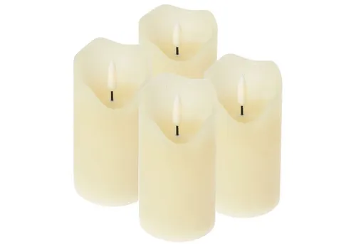 ToCi LED-Kerze 4er-Set in beige von ToCi