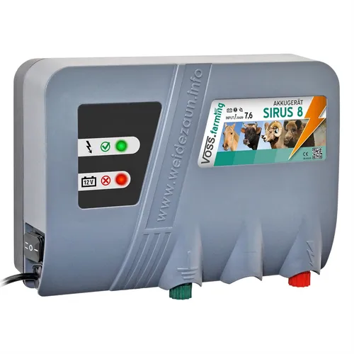 VOSS.farming SIRUS 8 Weidezaungerät 12V 7,6J von VOSS.farming