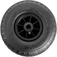 TRUTZHOLM Sackkarrenrad Luftrad 260x85mm 3.00-4 Achlänge 75mm 4PR Nadellager Schwarz