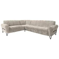 Beautysofa Ecksofa Volare, Beige, L-Form, 295x235 cm von Beautysofa