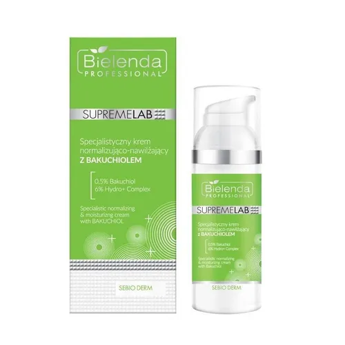 SupremeLab Sebio Derm spezialisierte normalisierende und feuchtigkeitsspendende Creme mit Bacchio 50ml