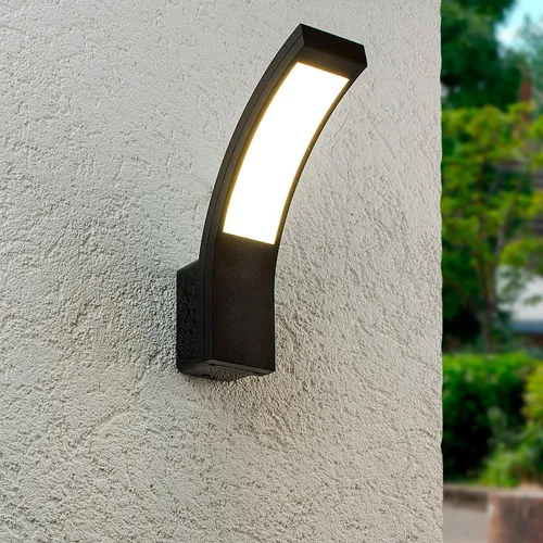 LED Wandleuchte Außenleuchte Curve 15W neutralweiß - Hochwertige Außenlampe mit IP54 Schutzart, ideal für wetterfeste Beleuchtung im Außenbereich. Energieeffizient mit 15W und neutralweißem Licht für stimmungsvolle Akzente.
