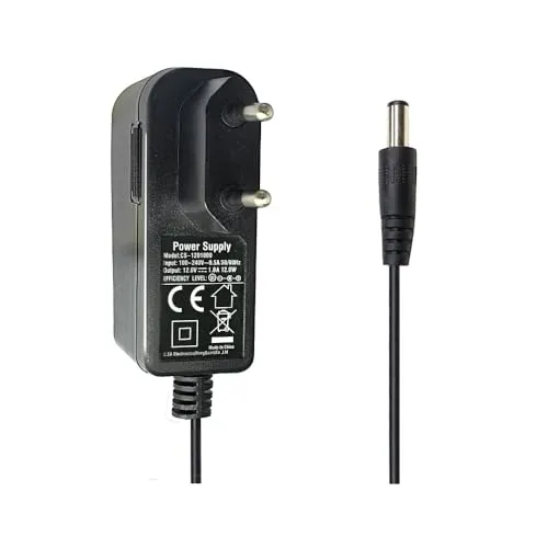 AC zu DC 12V 1A Netzteil Adapter, Stecker 5,5mm x 2,1mm für CCTV-Kamera LED String Licht