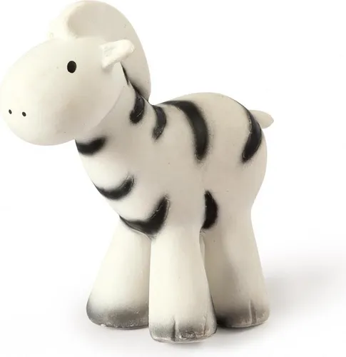 Tikiri Badespielzeug Zebra Naturkautschuk Beißring Baby in grün von Tikiri