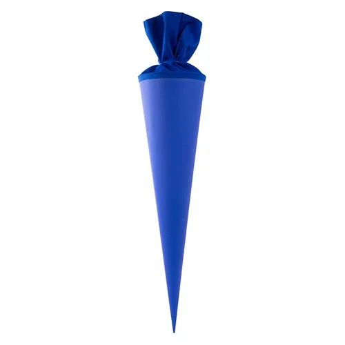 Goldbuch Bastelschultüte 70cm mit farbigem Filzverschluss blau