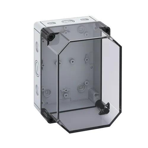 Spelsberg TK PS 1813-13f-tm 10701501 - Universal-Gehäuse Kunststoff Grau, IP 66 Schutzklasse und transparenten Deckel für optimale Sichtbarkeit