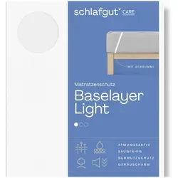 schlafgut Cool Contact Microfaser Spannbettlaken 130x200cm, Grey Light