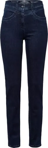 Raphaela by Brax Style Laura New Dark Blue 48 - Jeans in hochelastischer Dynamic Jeans-Qualität, Super Slim Fit mit dynamischem Stretch-Dehnbund für optimalen Tragekomfort und moderne Optik.