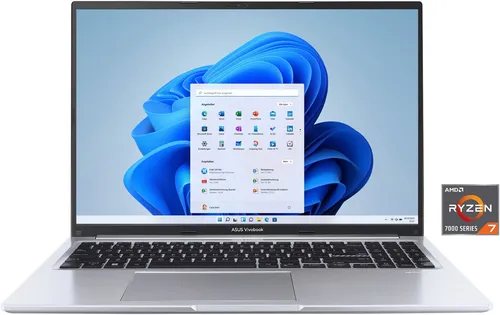 Asus Vivobook 16 M1605YA-MB713W Notebook - Laptops mit 16 GB RAM und AMD Ryzen 7 Prozessor, ideal für Multitasking und kreative Anwendungen. 512 GB SSD für schnellen Zugriff auf Ihre Daten.