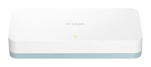 D-Link Switch mit 8 Anschlüssen Gigabit 10/100/1000 Mbps, ideal für Small Office Home Office Connection Sharing und Networking (DGS-1008D)