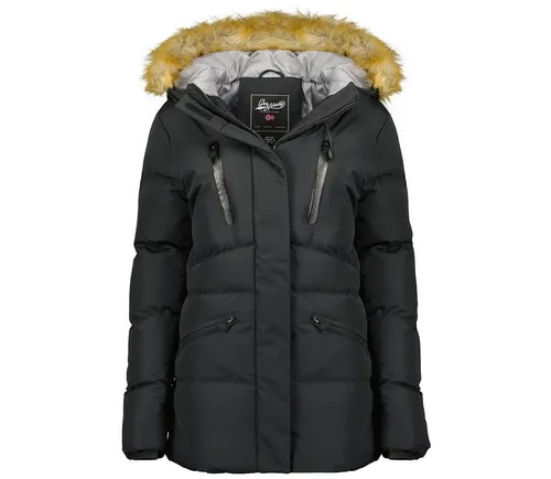 Geo Norway Damen Winterjacke mit abnehmbarer Kapuze - Hochwertige Outdoor-Jacke für die kalte Jahreszeit. Leicht, winddicht und wasserabweisend – ideal für aktive Frauen. Mit abnehmbarer Kapuze und mehreren praktischen Taschen.