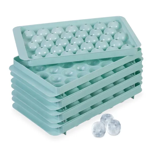 Eiswürfelform 4er Set Eisbehälter Kugel Eiswürfel Box Eis Gießform Eisbereiter