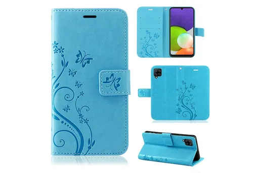 betterfon Handyhülle Handytasche für Samsung Galaxy A22 4G Klapphülle, Bookstyle-Hülle: Magnetverschluss 3 Kartenfächer & Standfunktion