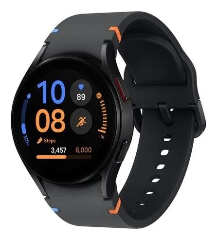 Samsung R861 Galaxy Watch FE EU-Modell schwarz - Android Smartwatch, modern im Design für Damen und Herren, ideal als Second Screen
