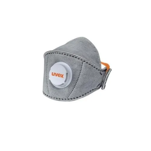 Uvex Zahnschutz Faltmaske Silv-Air Premium 5220+ FFP2 grau - Arbeits- & Schutzkleidung, hochwertige FFP2 Maske mit exzellenter Filterleistung und hohem Tragekomfort für optimalen Atemschutz.