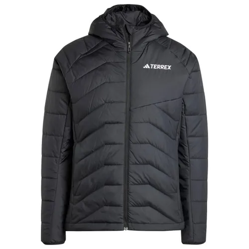 adidas Terrex Multi Synthetic Insulated Hooded Jacket schwarz (095A) S - Funktionsjacke für Herren, ideal für Outdoor-Aktivitäten. Hochwertige Synthetik-Isolation sorgt für Wärme, während das wasserabweisende Finish und das recycelte Material umweltfreundlich sind.